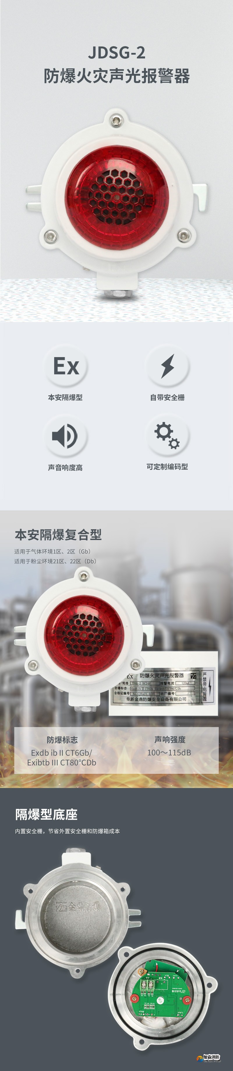 JDSG-2防爆火災(zāi)聲光報(bào)警器（新版）1